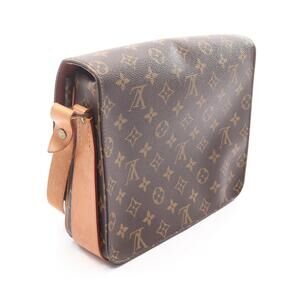 Louis Vuitton Brown Monogram bag Cartesiere shoulder canvas leather